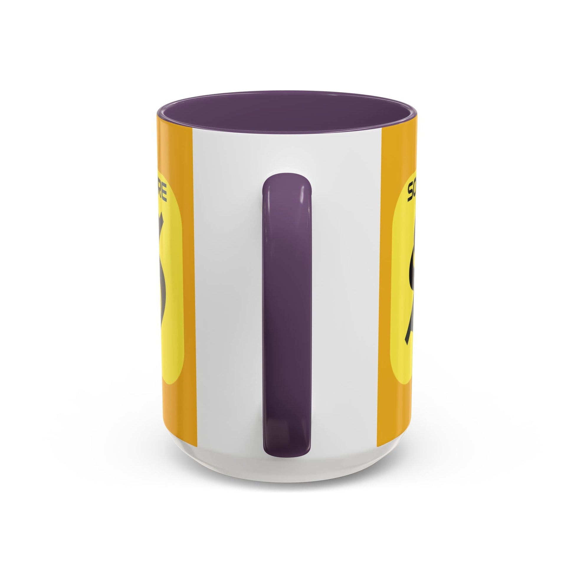 SolflareLogo Yellow Accent Mug by cypherpunkgear.com – cypherpunkgear.com | Cypherpunk Merch