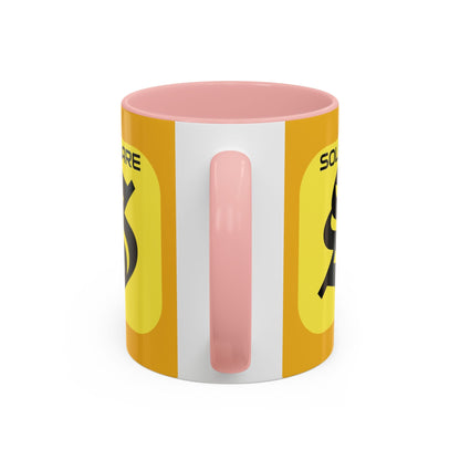SolflareLogo Yellow Accent Mug by cypherpunkgear.com – cypherpunkgear.com | Cypherpunk Merch