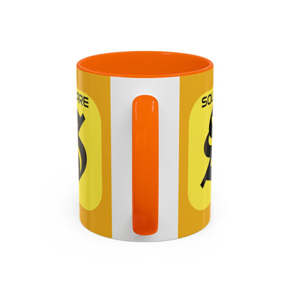 SolflareLogo Yellow Accent Mug by cypherpunkgear.com – cypherpunkgear.com | Cypherpunk Merch