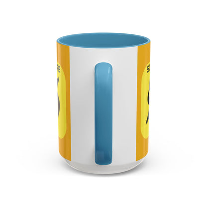 SolflareLogo Yellow Accent Mug by cypherpunkgear.com – cypherpunkgear.com | Cypherpunk Merch