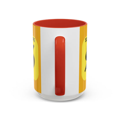 SolflareLogo Yellow Accent Mug by cypherpunkgear.com – cypherpunkgear.com | Cypherpunk Merch
