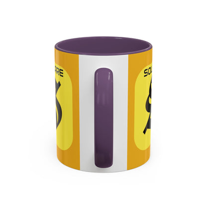 SolflareLogo Yellow Accent Mug by cypherpunkgear.com – cypherpunkgear.com | Cypherpunk Merch