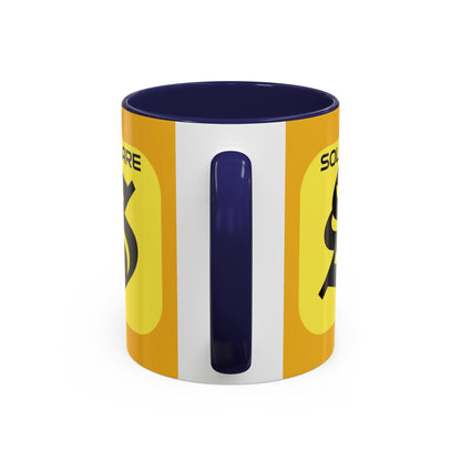 SolflareLogo Yellow Accent Mug by cypherpunkgear.com – cypherpunkgear.com | Cypherpunk Merch