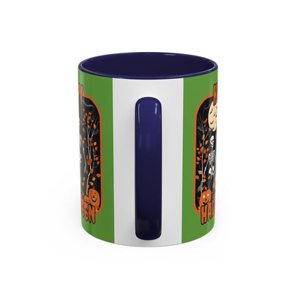 Spooktacular Skeletons of Halloween Accent Mug by cypherpunkgear – cypherpunkgear.com | Cypherpunk Merch