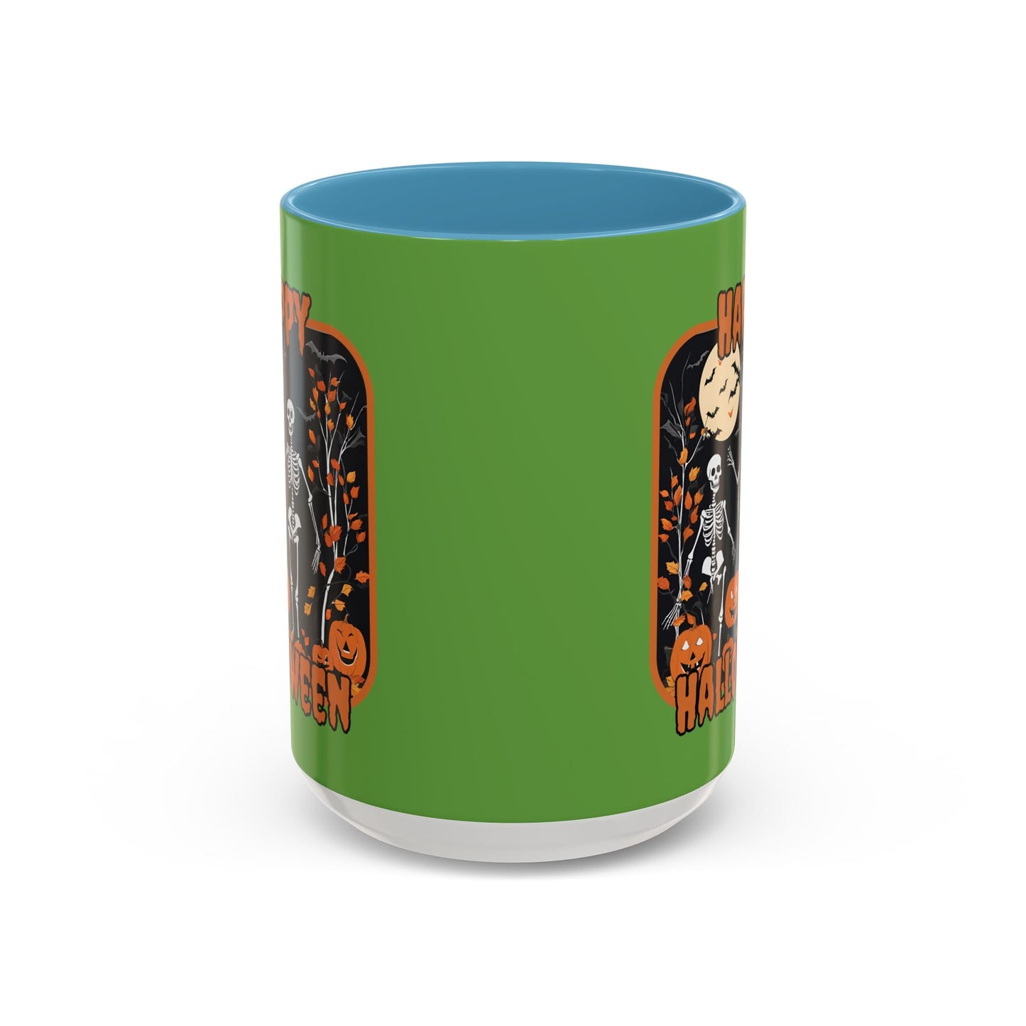Spooktacular Skeletons of Halloween Accent Mug by cypherpunkgear – cypherpunkgear.com | Cypherpunk Merch