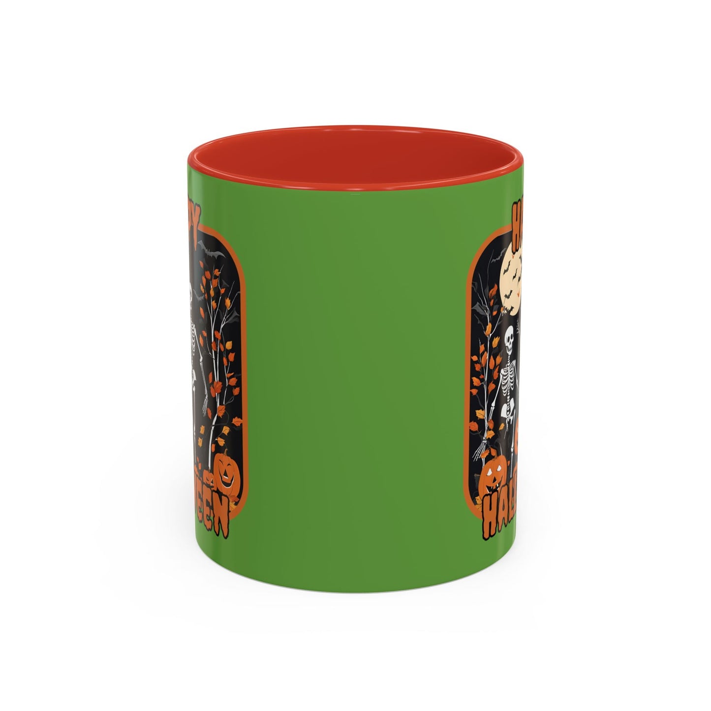 Spooktacular Skeletons of Halloween Accent Mug by cypherpunkgear – cypherpunkgear.com | Cypherpunk Merch