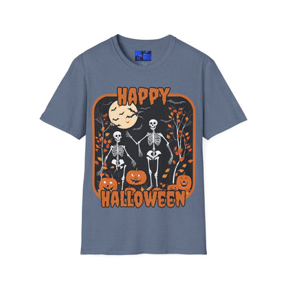 Spooktacular Skeletons of Halloween DKcolors Unisex T-shirt by cypherpunkgear – cypherpunkgear.com | Cypherpunk Merch