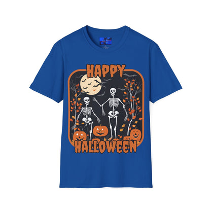 Spooktacular Skeletons of Halloween DKcolors Unisex T-shirt by cypherpunkgear – cypherpunkgear.com | Cypherpunk Merch