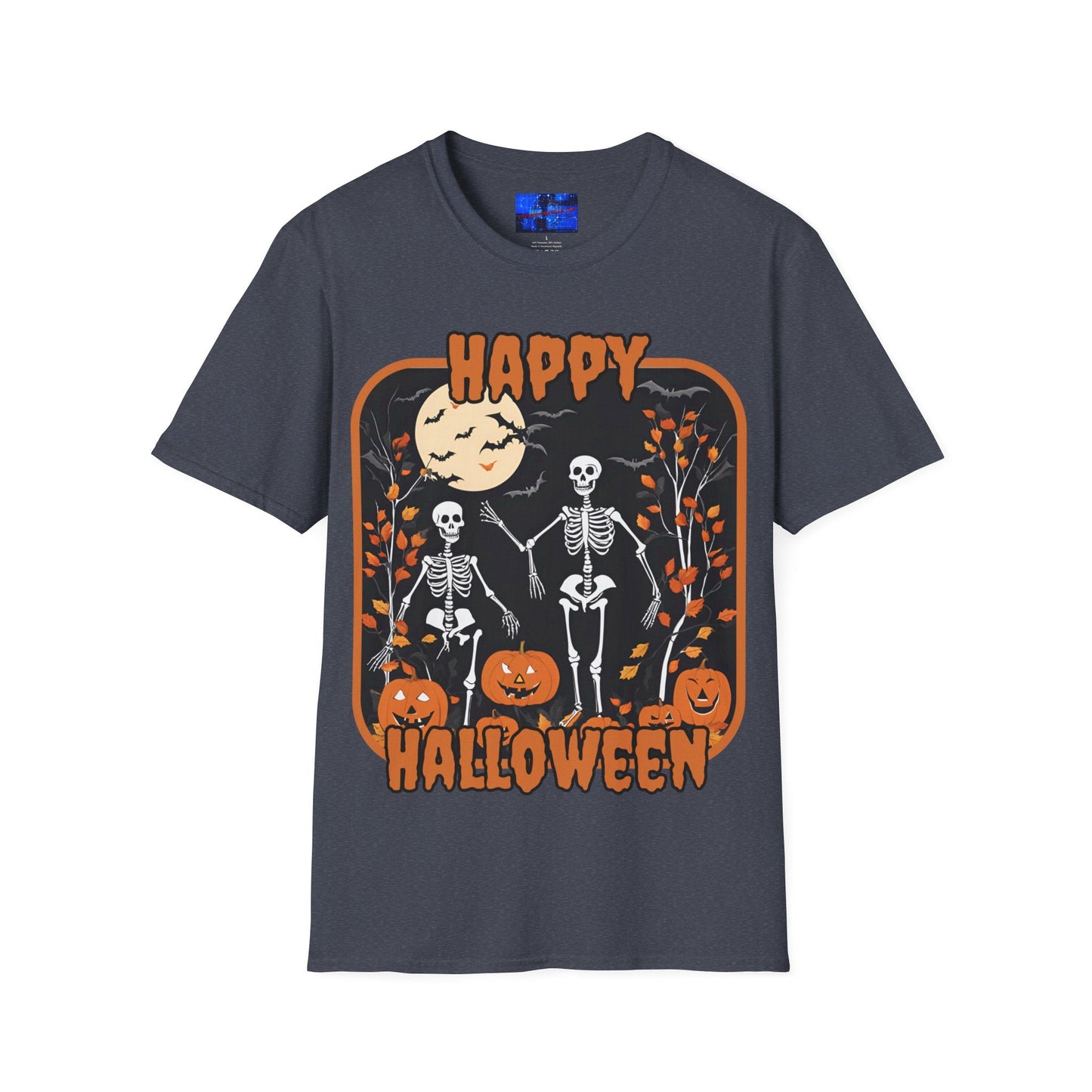 Spooktacular Skeletons of Halloween DKcolors Unisex T-shirt by cypherpunkgear – cypherpunkgear.com | Cypherpunk Merch
