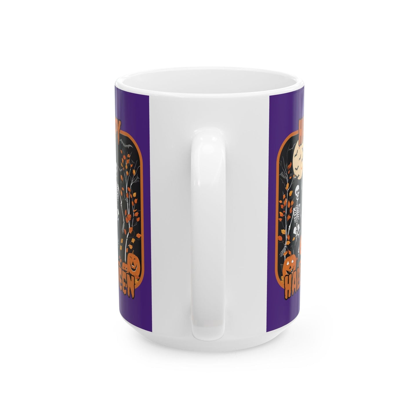 Spooktacular Skeletons of Halloween Purple Mug by cypherpunkgear – cypherpunkgear.com | Cypherpunk Merch