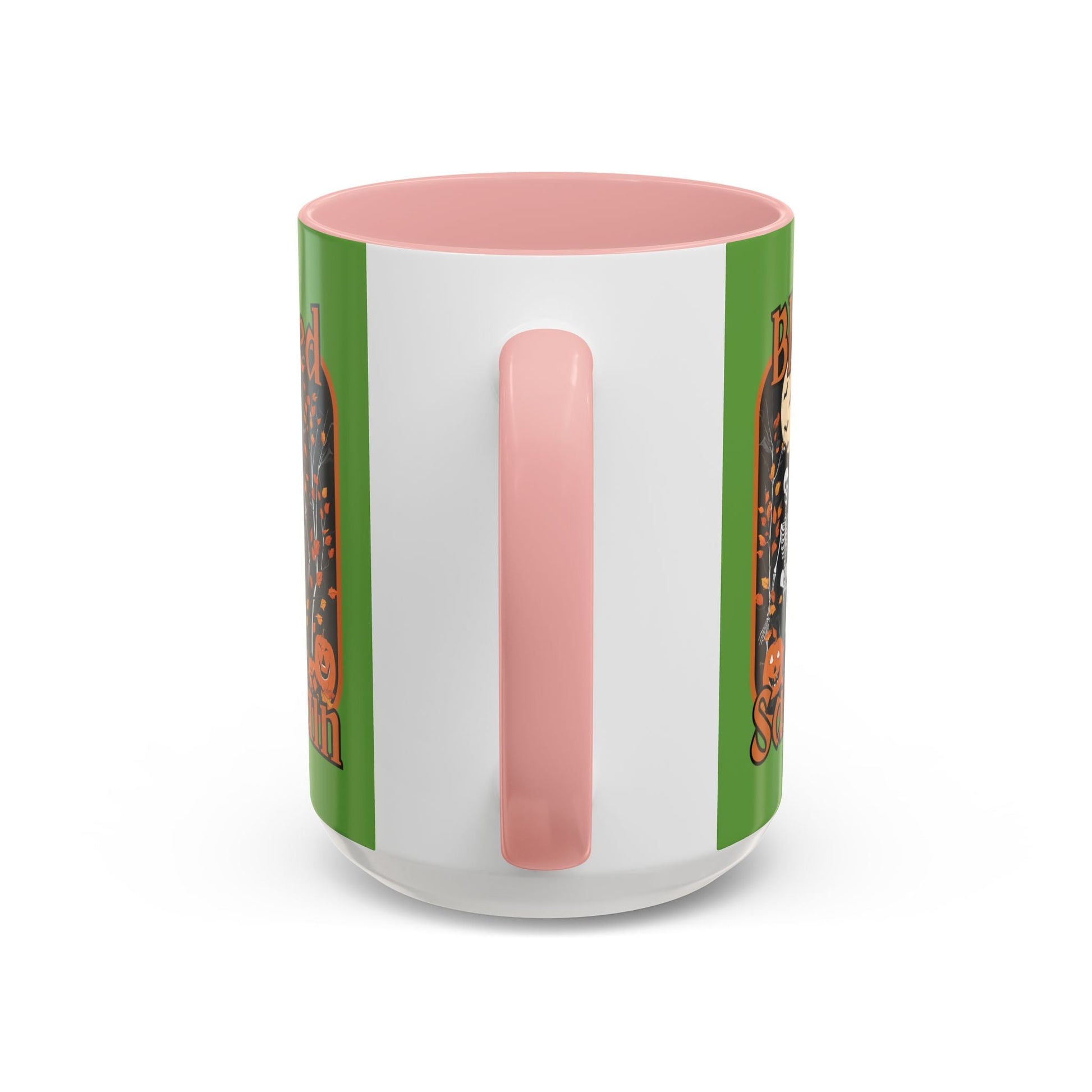 Spooktacular Skeletons of Samhain Accent Mug by cypherpunkgear – cypherpunkgear.com | Cypherpunk Merch