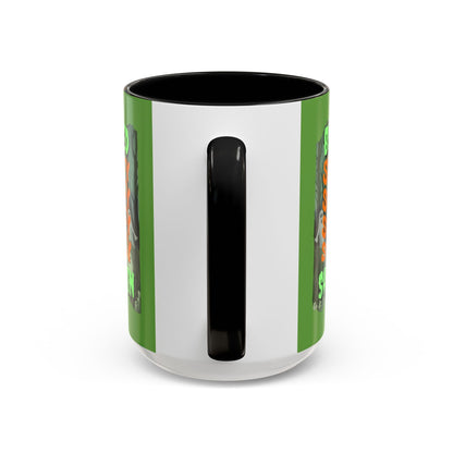 Spooky Blessed Samhain Ghost GNfont Accent Mug by cypherpunkgear – cypherpunkgear.com | Cypherpunk Merch