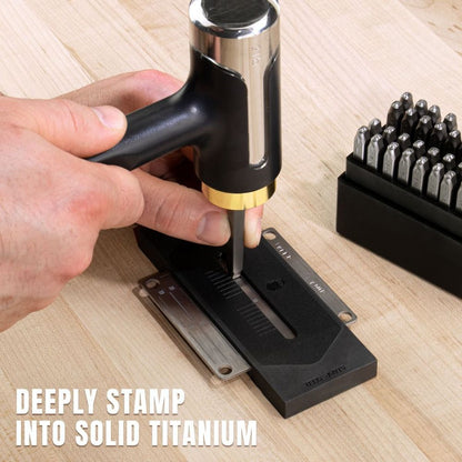 Stamp Seed Titanium Seed Phrase Stamping Kit