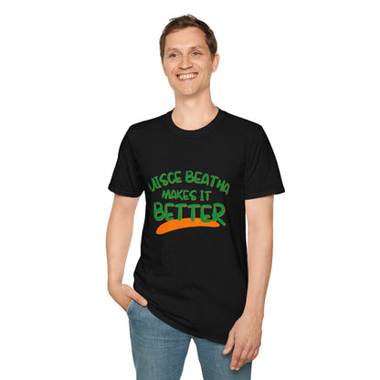 Uisce Beatha makes it better GNfont DKcolors Unisex T-Shirt by cypherpunkgear – cypherpunkgear.com | Cypherpunk Merch