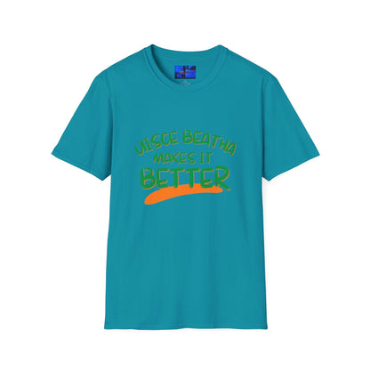 Uisce Beatha makes it better GNfont DKcolors Unisex T-Shirt by cypherpunkgear – cypherpunkgear.com | Cypherpunk Merch