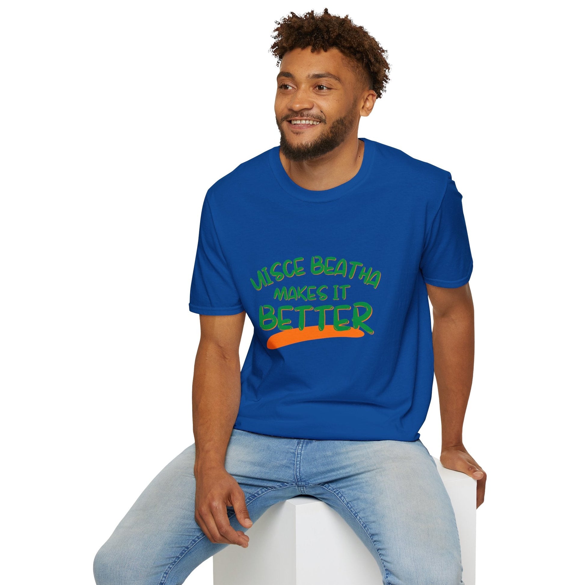 Uisce Beatha makes it better GNfont DKcolors Unisex T-Shirt by cypherpunkgear – cypherpunkgear.com | Cypherpunk Merch