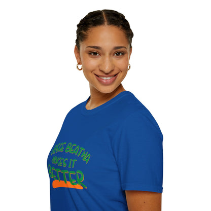 Uisce Beatha makes it better GNfont DKcolors Unisex T-Shirt by cypherpunkgear – cypherpunkgear.com | Cypherpunk Merch