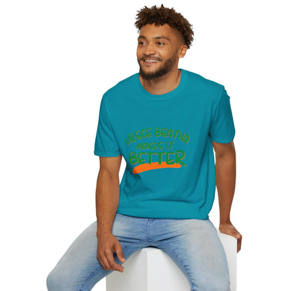 Uisce Beatha makes it better GNfont DKcolors Unisex T-Shirt by cypherpunkgear – cypherpunkgear.com | Cypherpunk Merch