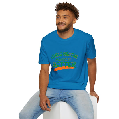Uisce Beatha makes it better GNfont DKcolors Unisex T-Shirt by cypherpunkgear – cypherpunkgear.com | Cypherpunk Merch