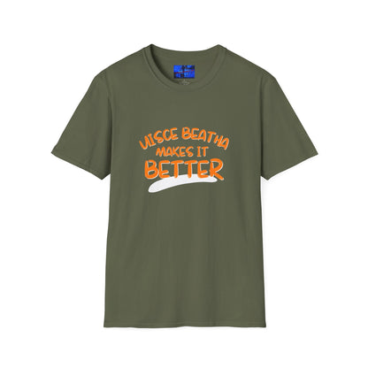 Uisce Beatha makes it better OGfont DKcolors Unisex T-Shirt by cypherpunkgear – cypherpunkgear.com | Cypherpunk Merch