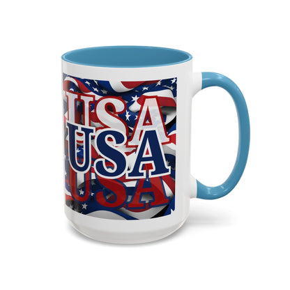 USA BLfont Center Patriot Accent Mug by cypherpunkgear – cypherpunkgear.com | Cypherpunk Merch