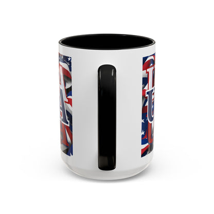 USA BLfont Center Patriot Accent Mug by cypherpunkgear – cypherpunkgear.com | Cypherpunk Merch