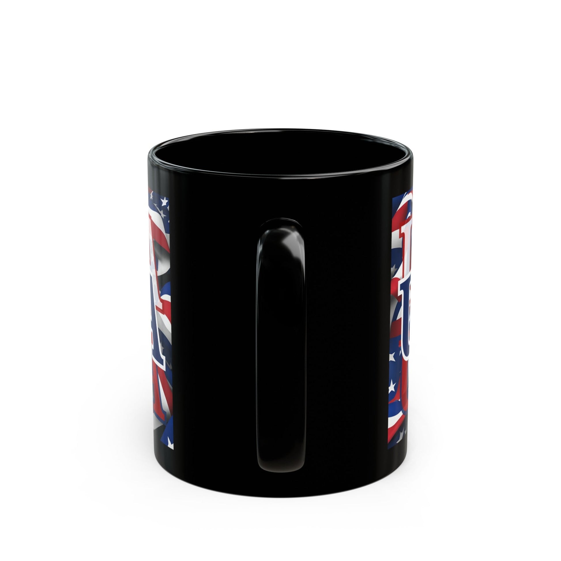 USA BLfont Center Patriot Black Mug by cypherpunkgear – cypherpunkgear.com | Cypherpunk Merch