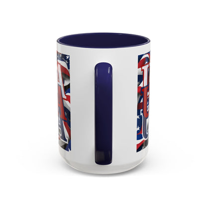 USA RDfont Center Patriot Accent Mug by cypherpunkgear – cypherpunkgear.com | Cypherpunk Merch