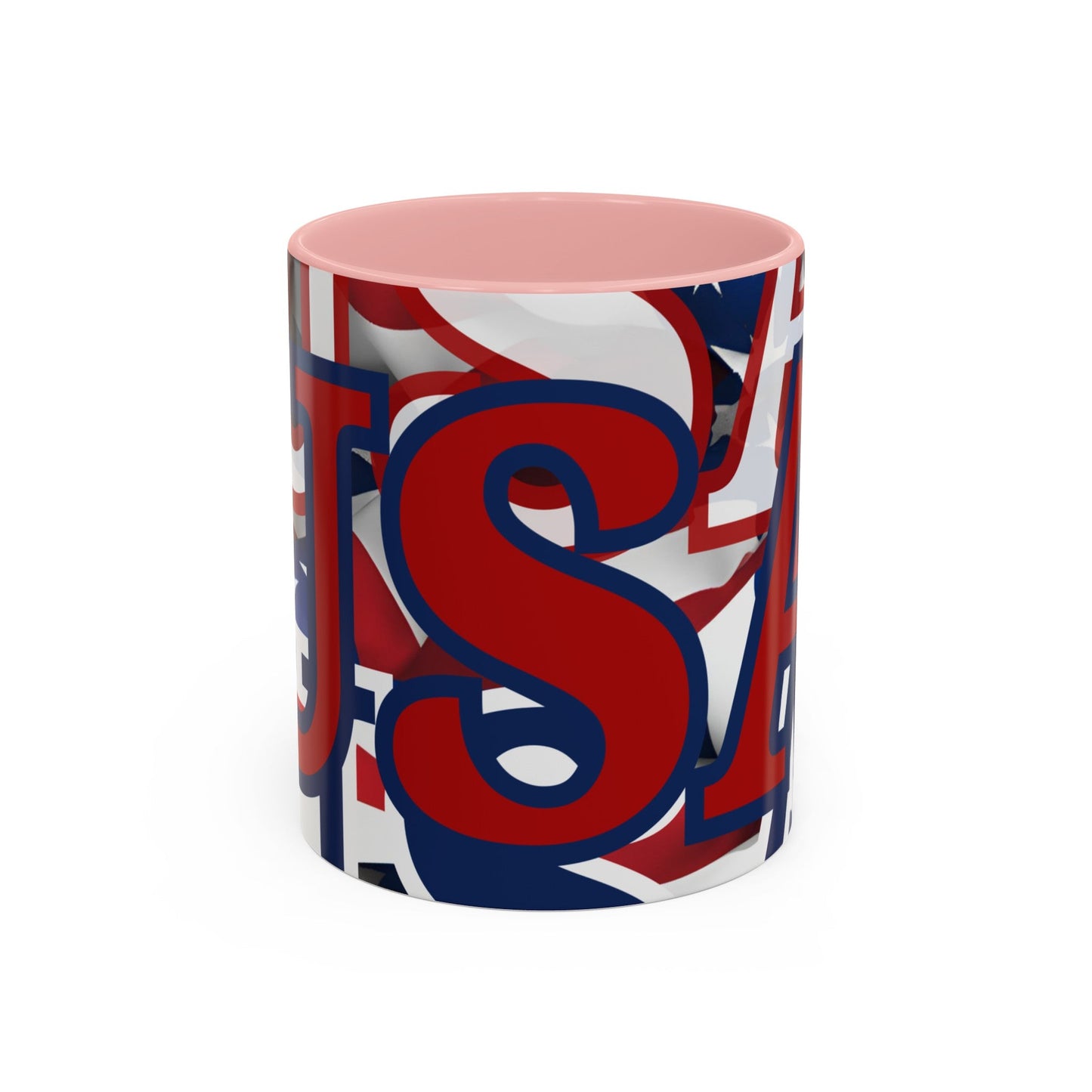 USA! USA! USA RDfont Patriot Accent Mug by cypherpunkgear – cypherpunkgear.com | Cypherpunk Merch