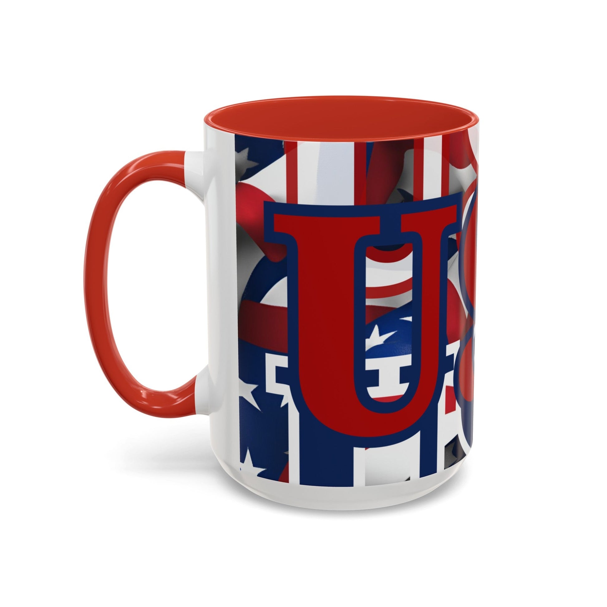 USA! USA! USA RDfont Patriot Accent Mug by cypherpunkgear – cypherpunkgear.com | Cypherpunk Merch