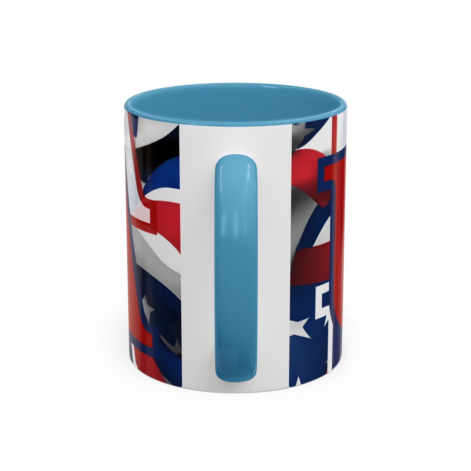 USA! USA! USA RDfont Patriot Accent Mug by cypherpunkgear – cypherpunkgear.com | Cypherpunk Merch