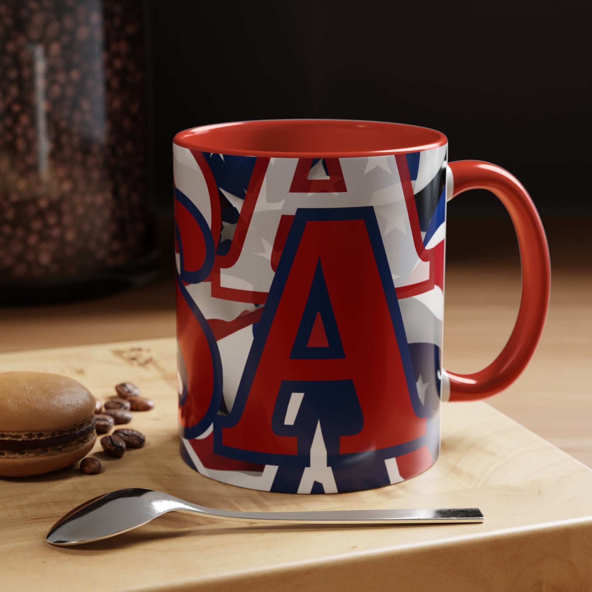 USA! USA! USA RDfont Patriot Accent Mug by cypherpunkgear – cypherpunkgear.com | Cypherpunk Merch