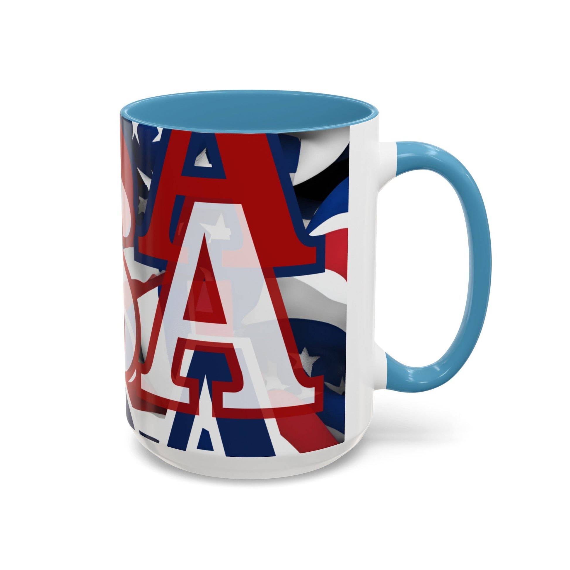 USA! USA! USA WHfont Patriot Accent Mug by cypherpunkgear – cypherpunkgear.com | Cypherpunk Merch