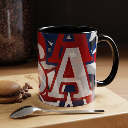 USA! USA! USA WHfont Patriot Accent Mug by cypherpunkgear – cypherpunkgear.com | Cypherpunk Merch