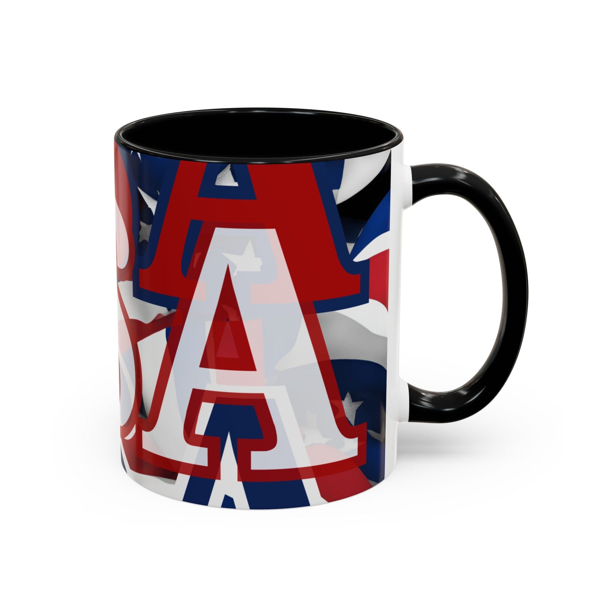 USA! USA! USA WHfont Patriot Accent Mug by cypherpunkgear – cypherpunkgear.com | Cypherpunk Merch