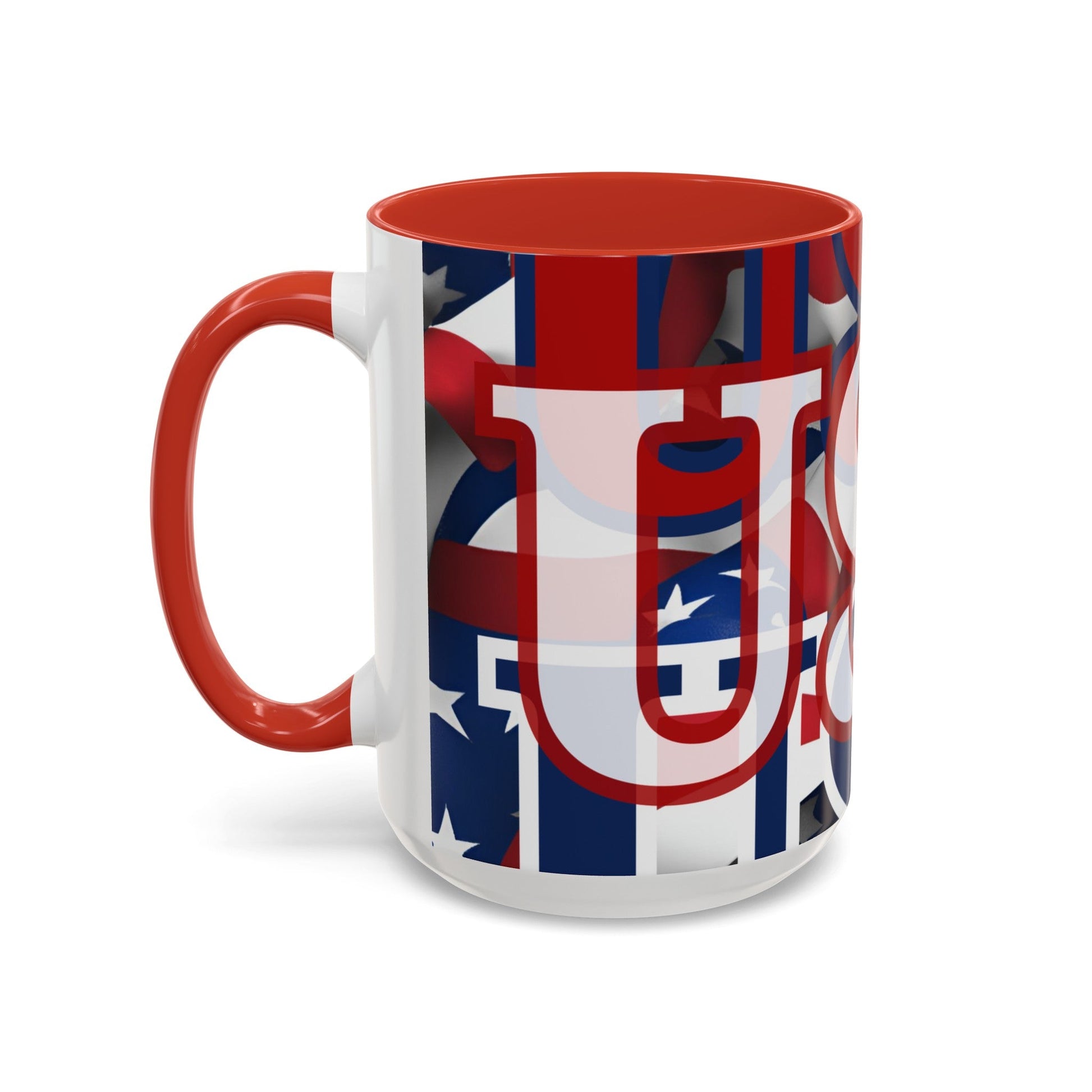 USA! USA! USA WHfont Patriot Accent Mug by cypherpunkgear – cypherpunkgear.com | Cypherpunk Merch