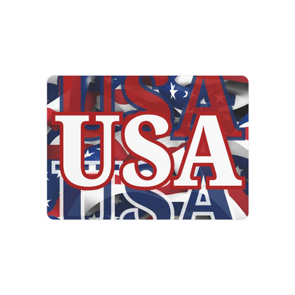 USA! USA! USA White Center Metal Art Sign by cypherpunkgear – cypherpunkgear.com | Cypherpunk Merch
