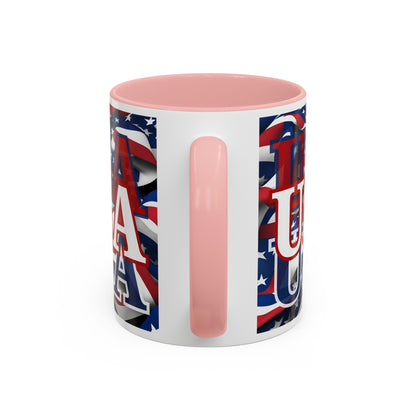 USA WHfont Center Patriot Accent Mug by cypherpunkgear – cypherpunkgear.com | Cypherpunk Merch
