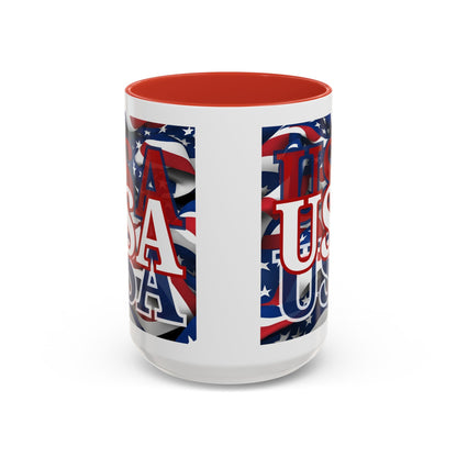 USA WHfont Center Patriot Accent Mug by cypherpunkgear – cypherpunkgear.com | Cypherpunk Merch