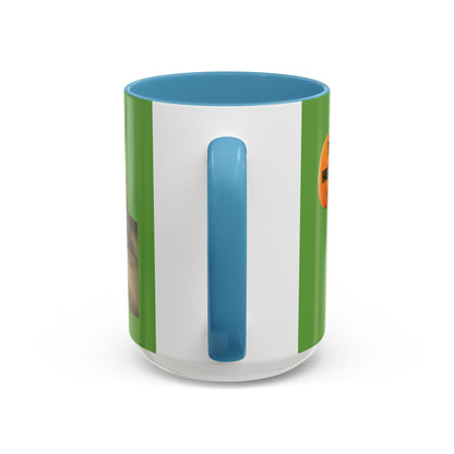 Waiting for Halloween Skeleton Accent Mug by cypherpunkgear – cypherpunkgear.com | Cypherpunk Merch