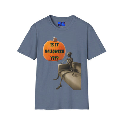 Waiting for Halloween Skeleton DKcolors Unisex T-Shirt by cypherpunkgear – cypherpunkgear.com | Cypherpunk Merch