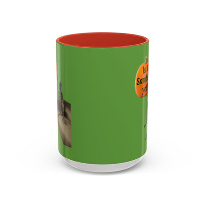 Waiting for Samhain Skeleton Accent Mug by cypherpunkgear – cypherpunkgear.com | Cypherpunk Merch