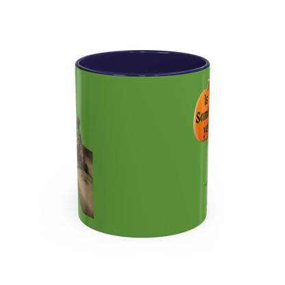 Waiting for Samhain Skeleton Accent Mug by cypherpunkgear – cypherpunkgear.com | Cypherpunk Merch