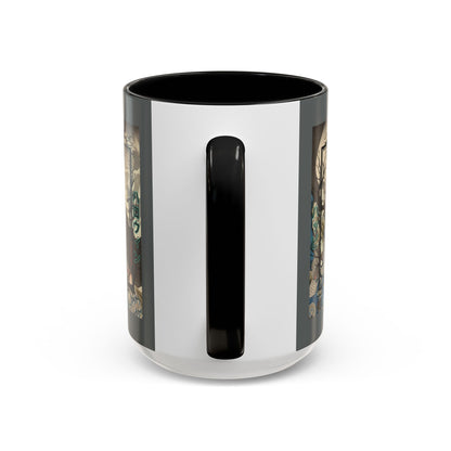 Yōkai Happy Halloween Grey Accent Mug by cypherpunkgear.com – cypherpunkgear.com | Cypherpunk Merch