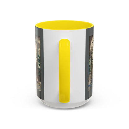 Yōkai Happy Halloween Grey Accent Mug by cypherpunkgear.com – cypherpunkgear.com | Cypherpunk Merch