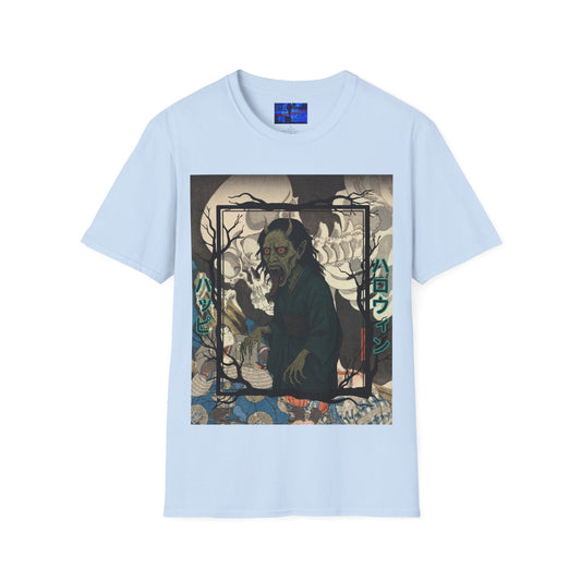 Yōkai Happy Halloween LTcolors Unisex T-Shirt by cypherpunkgear.com – cypherpunkgear.com | Cypherpunk Merch
