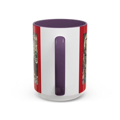 Yōkai Happy Halloween Red Accent Mug by cypherpunkgear.com – cypherpunkgear.com | Cypherpunk Merch