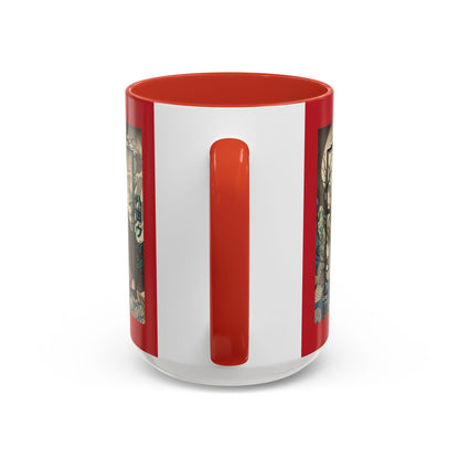 Yōkai Happy Halloween Red Accent Mug by cypherpunkgear.com – cypherpunkgear.com | Cypherpunk Merch