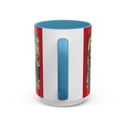 Yōkai Happy Halloween Red Accent Mug by cypherpunkgear.com – cypherpunkgear.com | Cypherpunk Merch