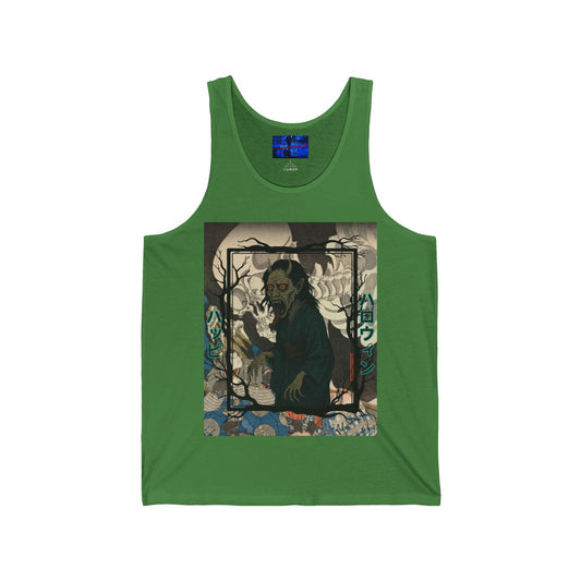 Yōkai Happy Halloween Unisex Jersey Tank Top by cypherpunkgear.com – cypherpunkgear.com | Cypherpunk Merch